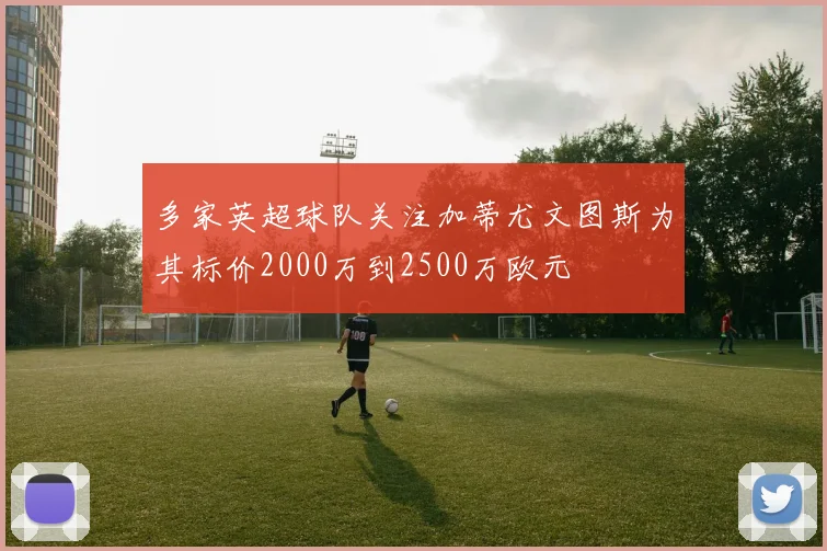 多家英超球队关注加蒂尤文图斯为其标价2000万到2500万欧元